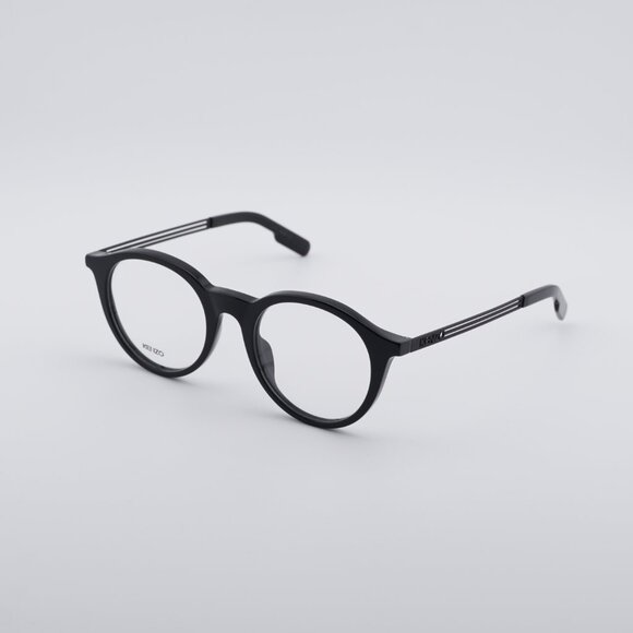 Kenzo KZ50015U 001 Eyeglasses Shiny Black 51mm Round Frame - Picture 7 of 10